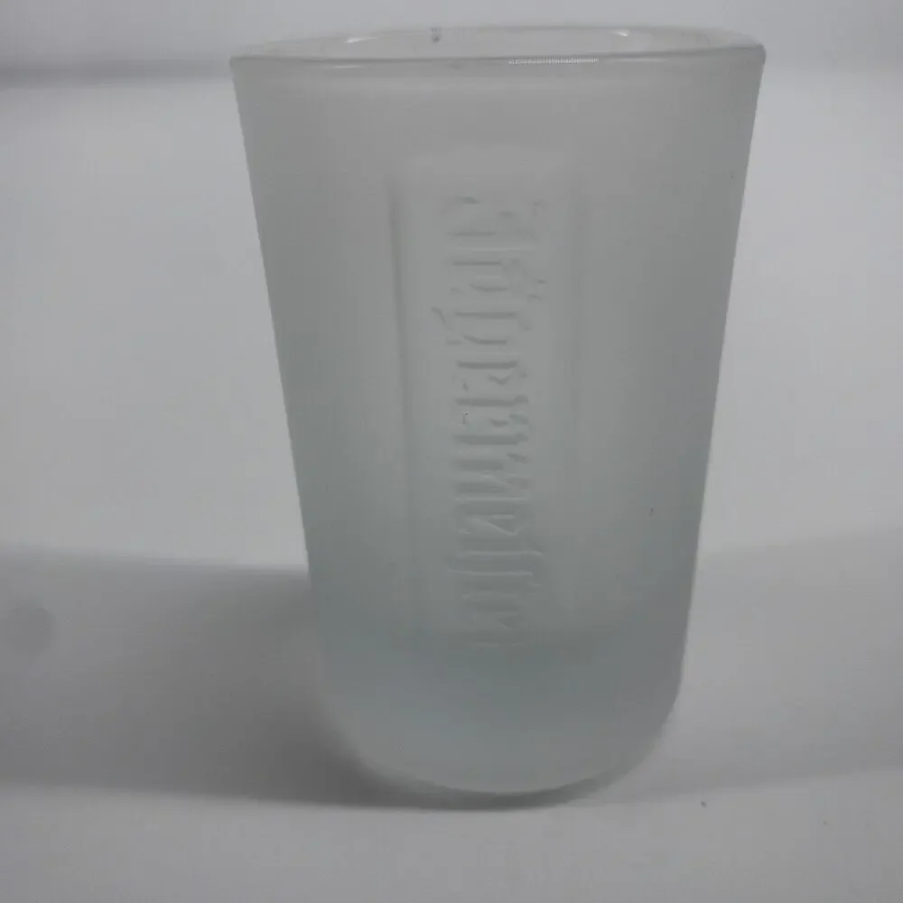 Jagermeister Frosted Shot Glasses Set of 2 Barware 1 oz